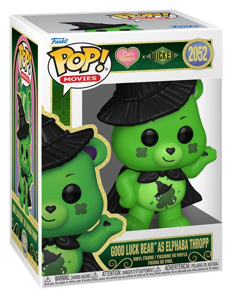 Wicked x Osos amorosos Figura POP! Vinyl Good Luck Bear as Elphaba 9 cm