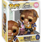 La bella y la bestia Figura POP! Premium Vinyl Beast with Enchanted Rose 15 cm