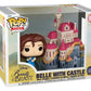 La bella y la bestia POP! Town Vinyl Figuren Belle with Castle 9 cm