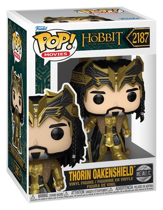 Trilogía de El hobbit POP! Movies Vinyl Figuren Thorin(MT) 9 cm