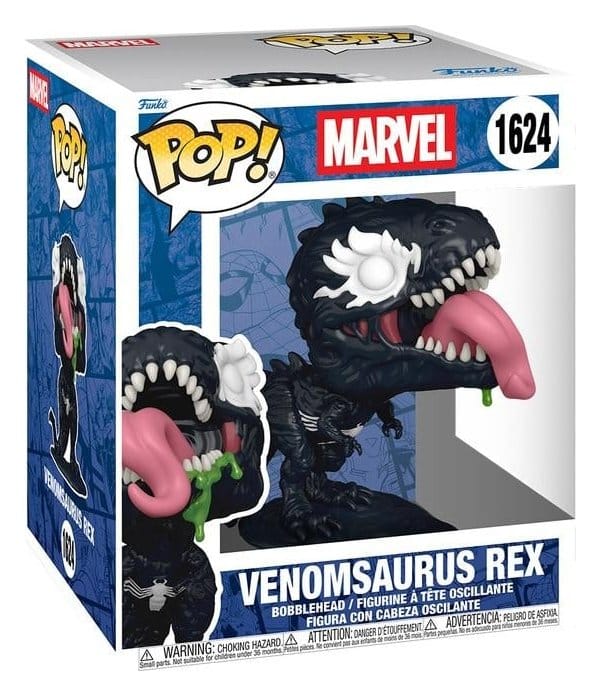 Marvel Super Sized POP! Figura Vinyl Venomized T-Rex 15 cm