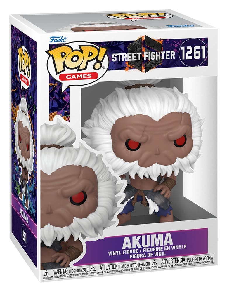 Street Fighter 6 Figuras POP! Animation Vinyl Akuma with Chase 9 cm Surtido (6)