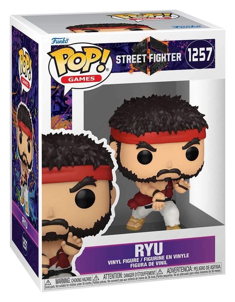 Street Fighter 6 Figura POP! Games Vinyl Ryu 9 cm