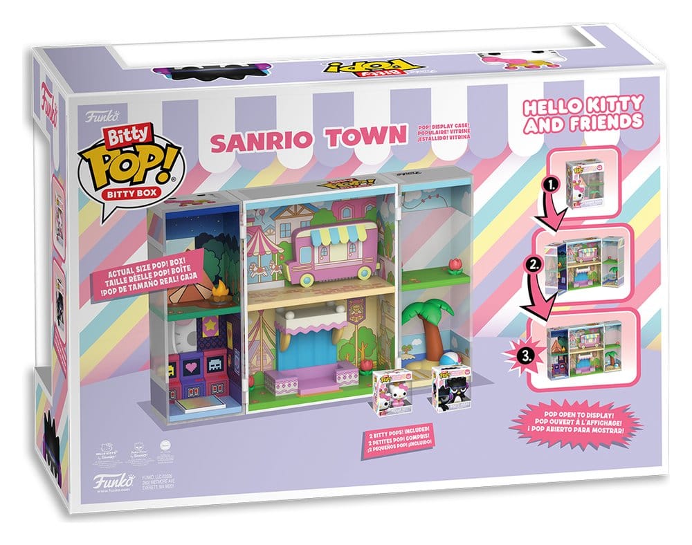 Sanrio Bitty POP! Boxes Vinyl Figura Sanrio Town
