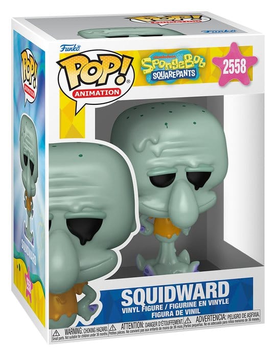 Bob Esponja Figura POP! Animation Vinyl Squidward 9 cm