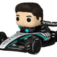 Fórmula 1 POP! Rides Super Deluxe Vinyl Figura Mercedes Benz - George Russell 15 cm