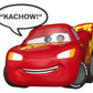 Cars POP! Sayings Vinyl Figura Lighting McQueen (Kachow) 6 cm