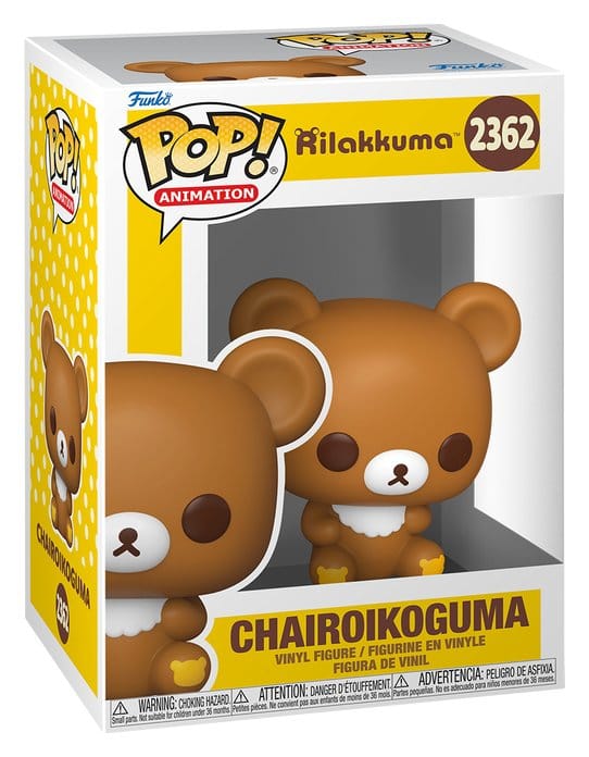 Rilakkuma Figura POP! Animation Vinyl Chairoikoguma 9 cm