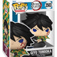 Demon Slayer: Kimetsu no Yaiba - The Movie Figura POP! Animation Vinyl Giyu 9 cm