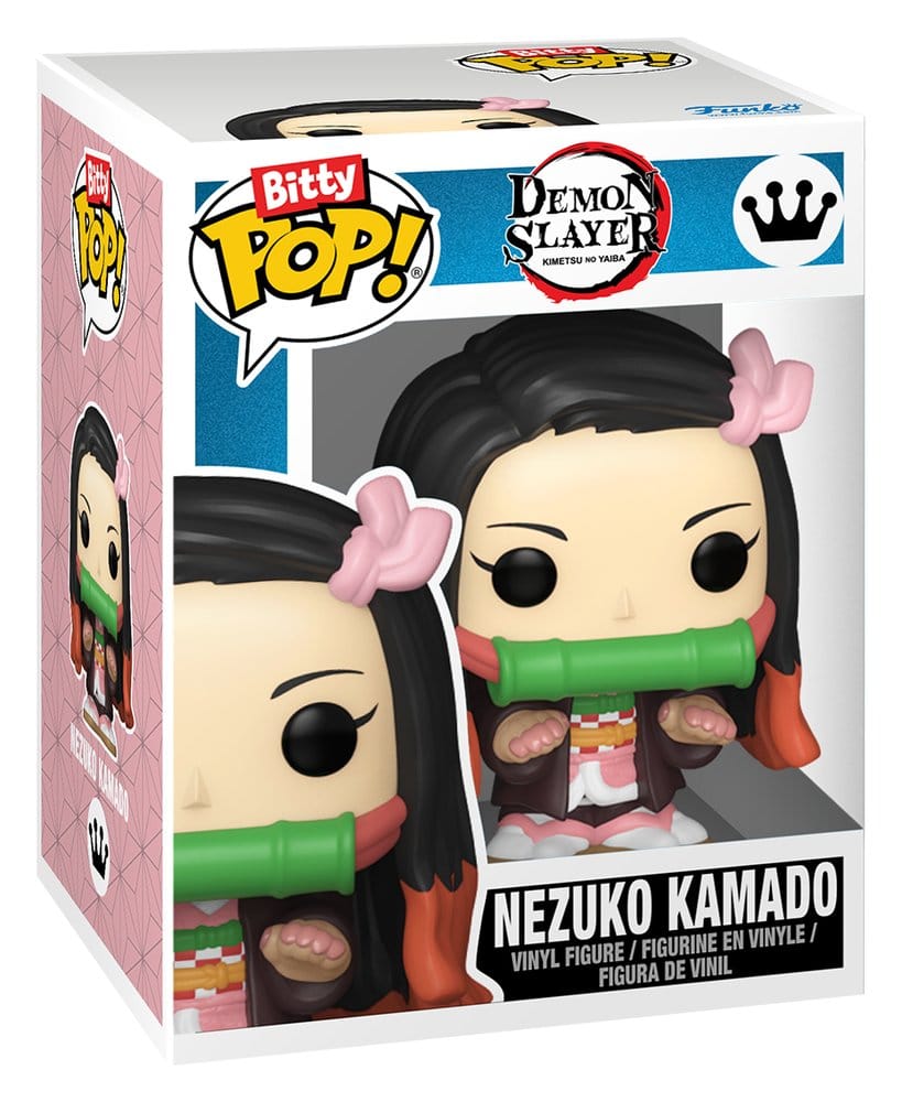 Demon Slayer: Kimetsu no Yaiba Bitty POP! Vinyl Figuras Tanjiro & Nezuko 2 cm