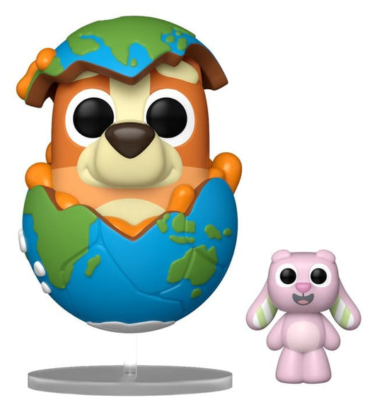 Bluey POP! & Buddy Vinyl Figura Sleepytime Bingo with Floppy Bunny 9 cm