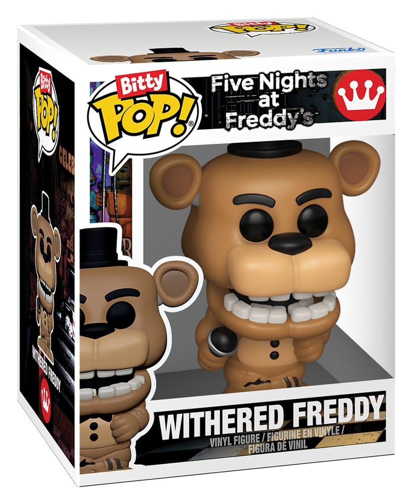 Five Nights at Freddy's Pack de 2 Figuras Bitty POP! Vinyl Withered Freddy & Sun & Moon 2 cm