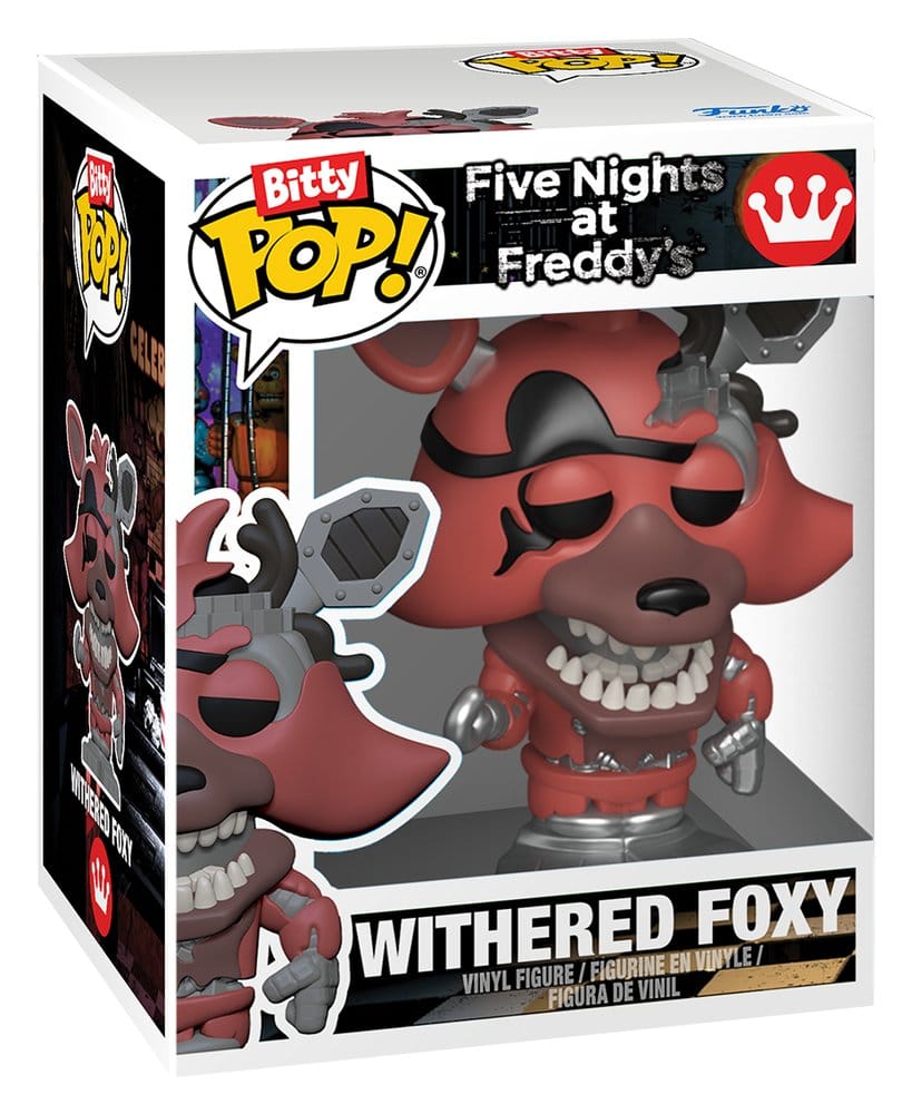 Five Nights at Freddy's Pack de 2 Figuras Bitty POP! Vinyl Withered Foxy & Marionette 2 cm
