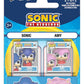 Sonic the Hedgehog Pack de 2 Figuras Bitty POP! Vinyl Sonic & Amy Rose 2 cm
