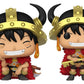 One Piece POP! Animation Vinyl Figuren Luffy w/Chase 9 cm Surtido (6)