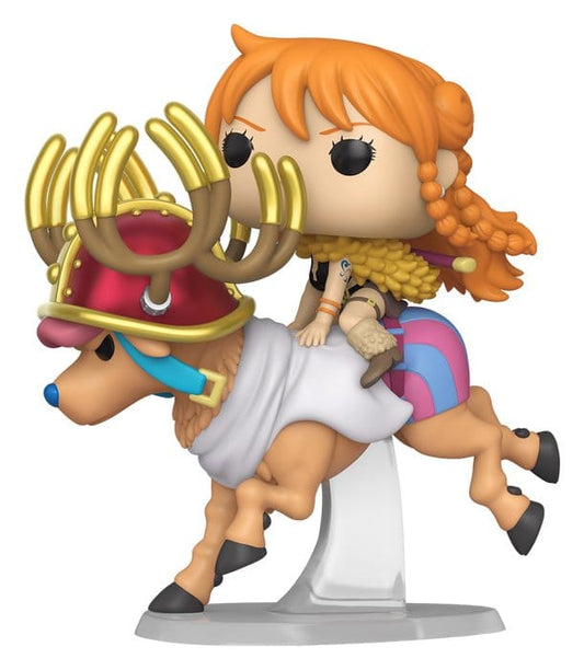 One Piece POP! Rides Deluxe Vinyl Figura Nami & Chopper 15 cm
