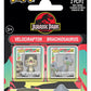Jurassic Park Pack de 2 Figuras Bitty POP! Vinyl Velociraptor & Brachiosaurus 2 cm