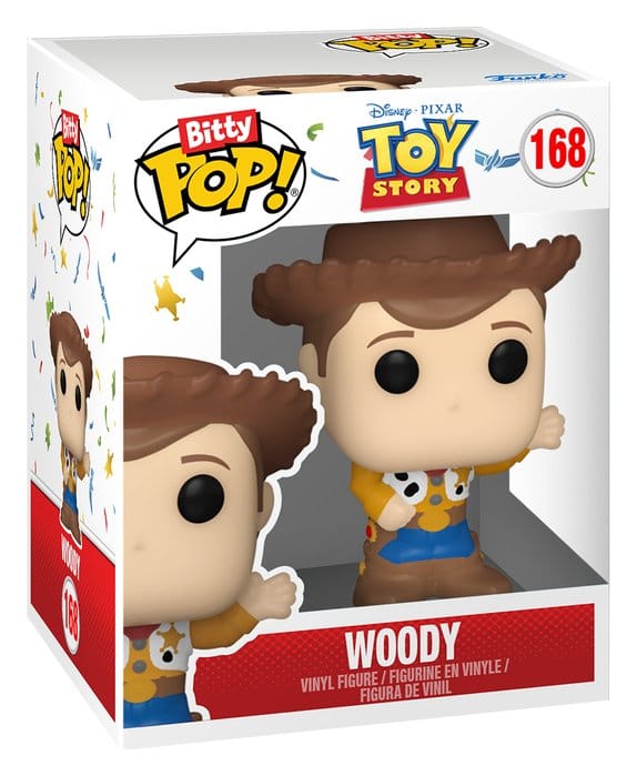 Toy Story Bitty POP! Vinyl Figuras Woody & Buzz Lightyear 2 cm