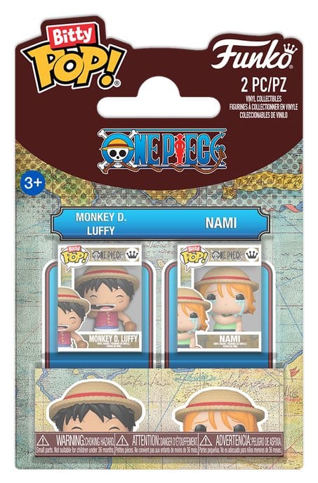 One Piece Bitty POP! Vinyl Figuras Monkey D. Luffy & Nami 2 cm
