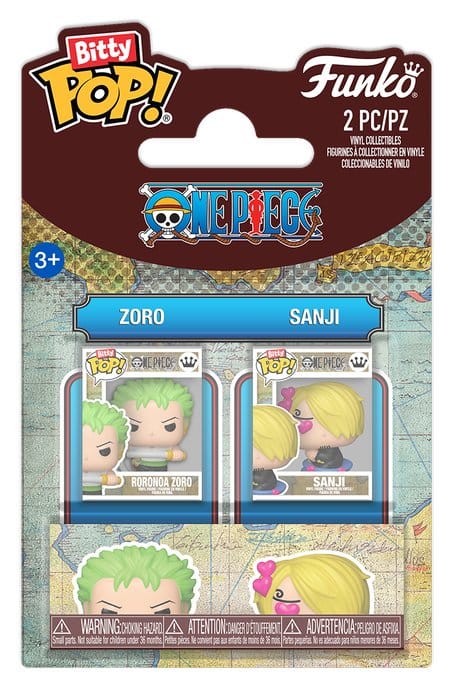 One Piece Bitty POP! Vinyl Figuras Zoro & Sanji 2 cm