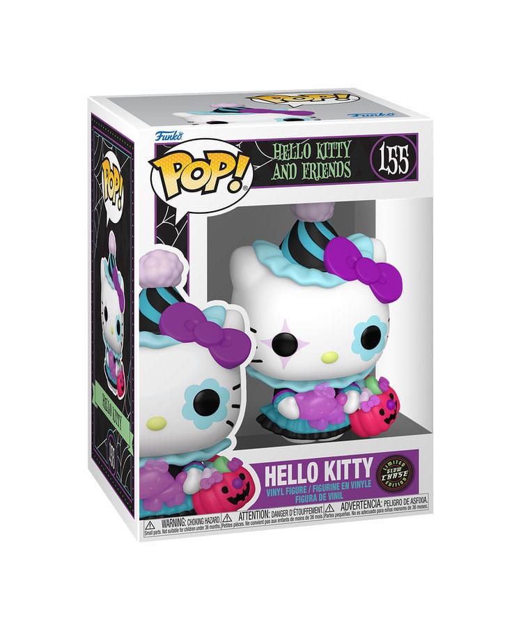 Sanrio Figuras POP! Animation Vinyl : Hello Kitty- HK Spooky with Chase 9 cm Surtido (6)