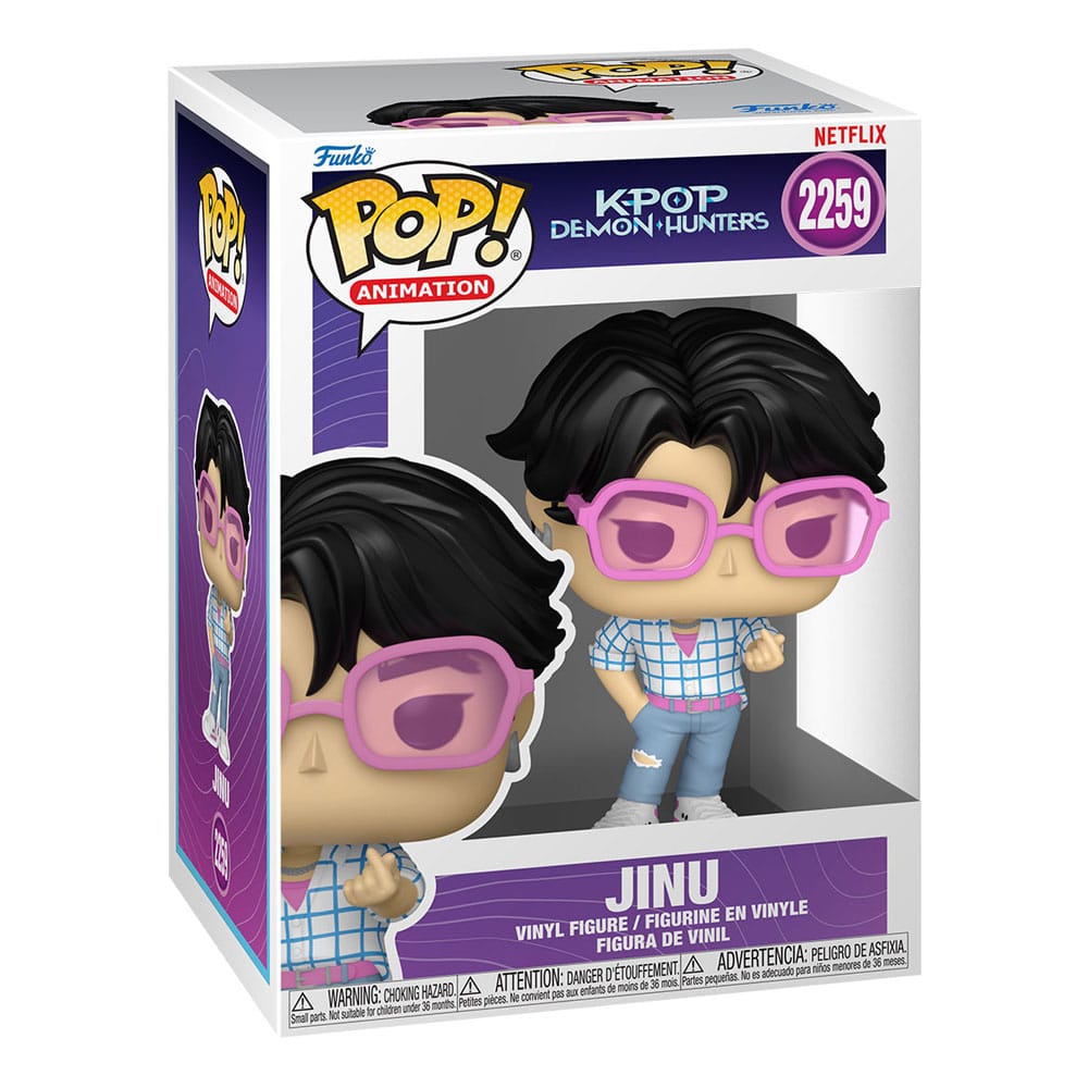 KPop Demon Hunters POP! Animation Vinyl Figuren Jinu w/Chase 9 cm Surtido (6)