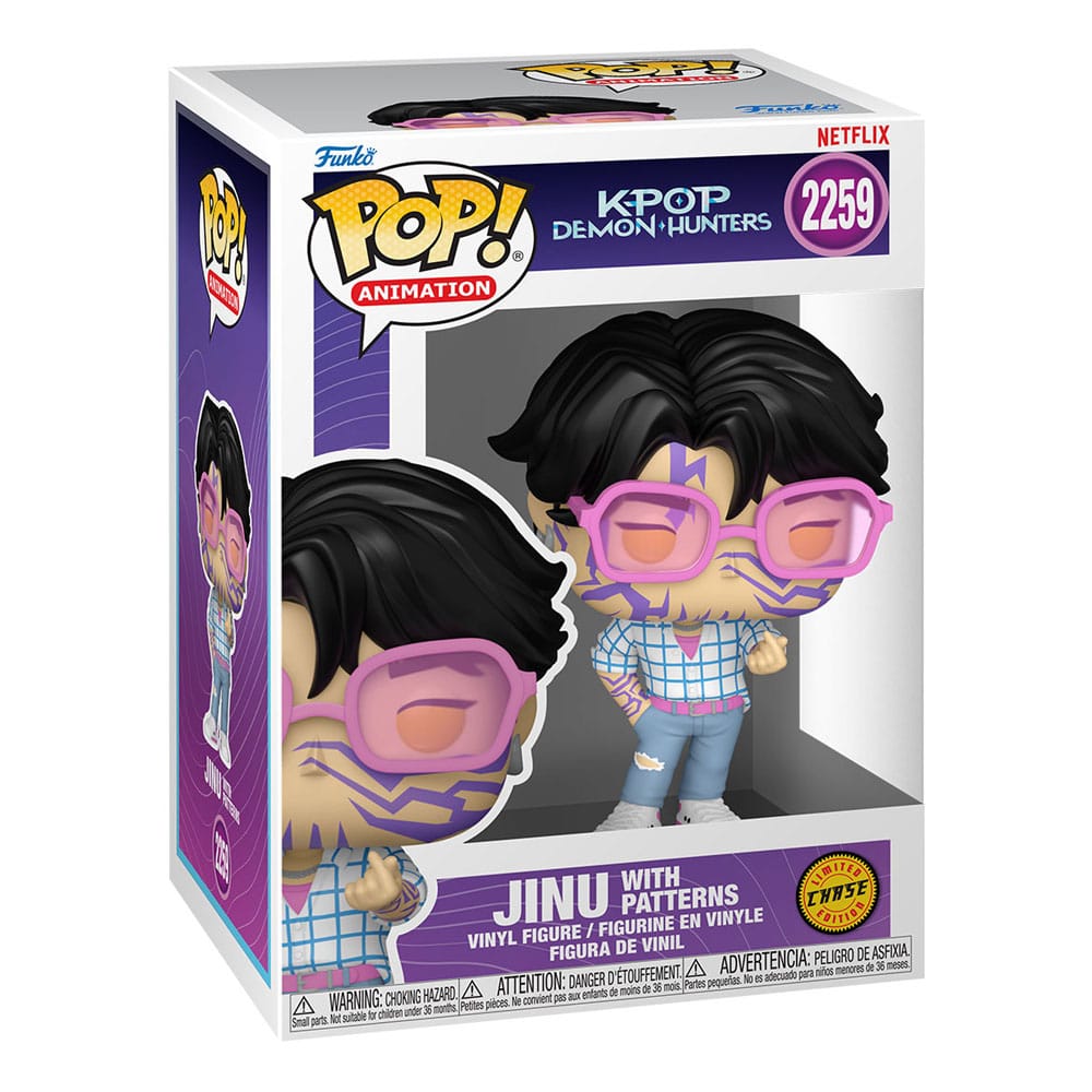 KPop Demon Hunters POP! Animation Vinyl Figuren Jinu w/Chase 9 cm Surtido (6)