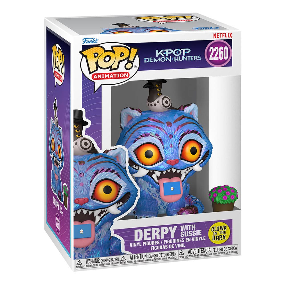 KPop Demon Hunters Figura POP! Animation Vinyl Tiger w/Bird 9 cm