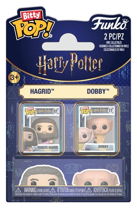 Harry Potter Pack de 2 Figuras Bitty POP! Vinyl Hagrid & Dobby 2 cm