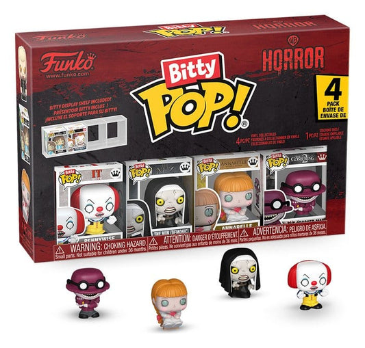IT Pack de 4 Figuras Bitty POP! Vinyl Pennywise 2,5 cm