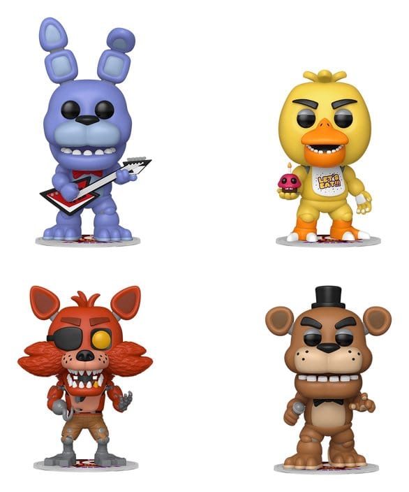 Five Nights at Freddy's Figuras POP! Vinyl 4-Pack Black Friday Bundle 9 cm