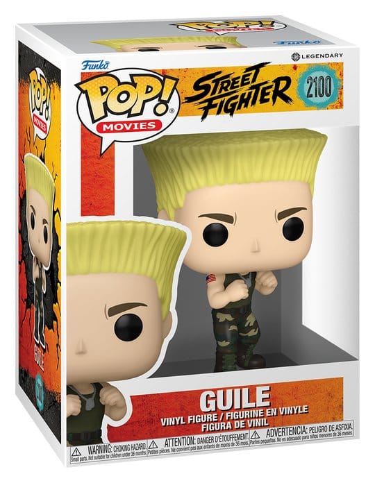 Street Fighter (2026) Figura POP! Movies Vinyl Guile 9 cm