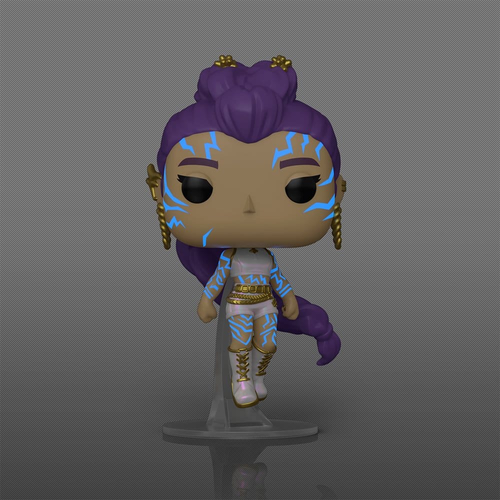 KPop Demon Hunters Figuras POP! Animation Vinyl Rumi with Chase (Glow) 9 cm Surtido (6)