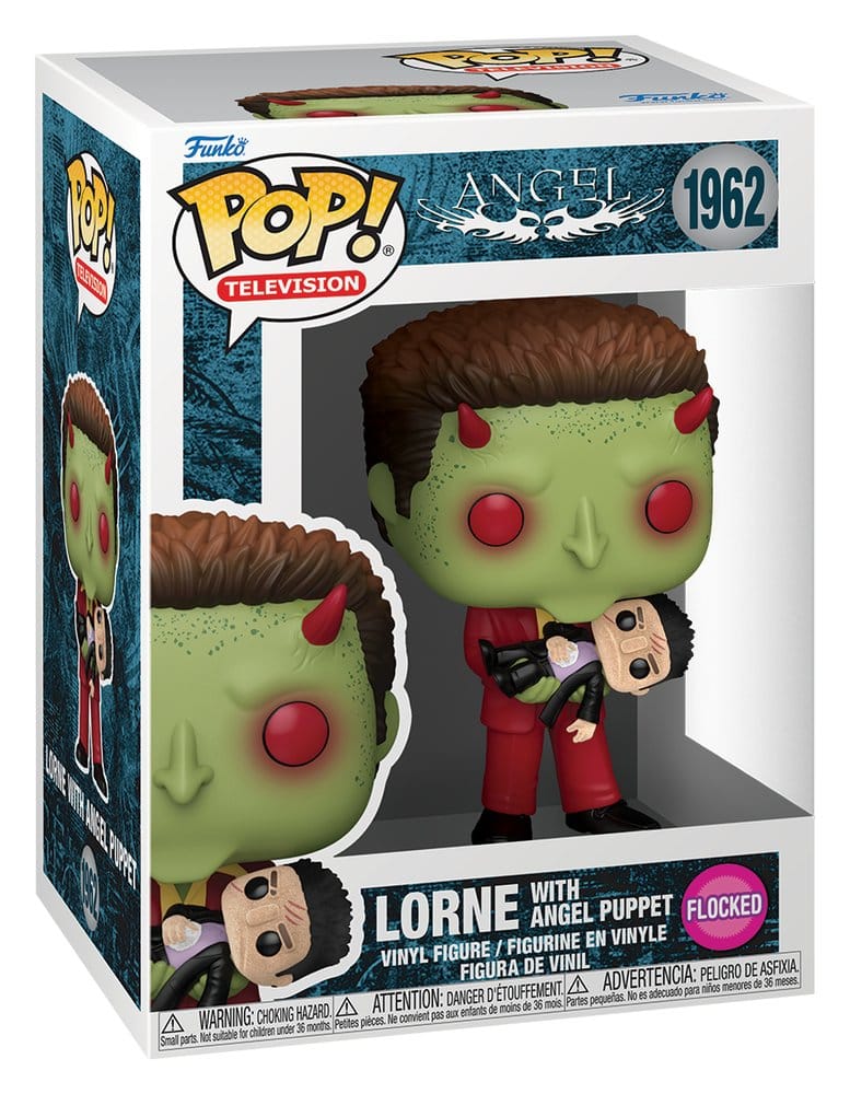 Angel POP! TV Vinyl Figura Lorne with Angel Puppet 9 cm