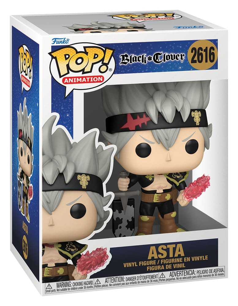 Black Clover POP! Animation Vinyl Figura Asta 9 cm