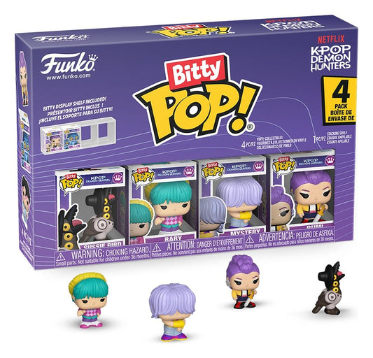 Netflix Bitty POP! Mini Figuras pack de 4 Rumi 2 cm