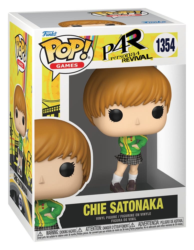 Persona 4 POP! Games Vinyl Figura Chie Satonaka 9 cm