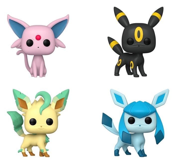 Pokemon Pack de 4 Figuras POP! Vinyl Eeveelutions #2 Black Friday Bundle 9 cm