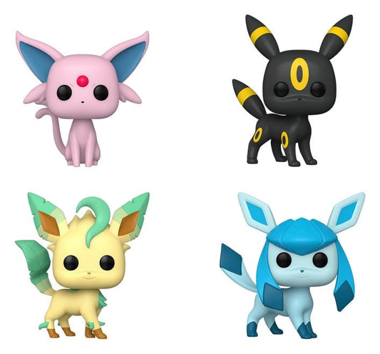 Pokemon Pack de 4 Figuras POP! Vinyl Eeveelutions #2 Black Friday Bundle 9 cm
