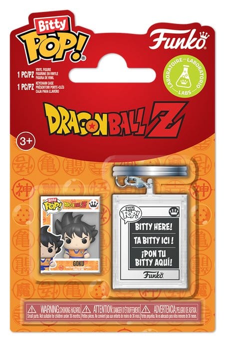 Dragon Ball Z Pack de 2 Figuras Bitty POP! & Accessory Vinyl Goku w/KCHN 2 cm