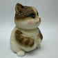Fun Maker Squishy Fidget Toy Dark Brown Cat 11 cm