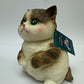 Fun Maker Squishy Fidget Toy Dark Brown Cat 11 cm