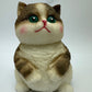 Fun Maker Squishy Fidget Toy Dark Brown Cat 11 cm