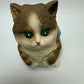 Fun Maker Squishy Fidget Toy Dark Brown Cat 11 cm