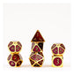 FanRoll Pack de Dados Gold with Purple Enamel (7)