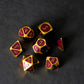 FanRoll Pack de Dados Gold with Purple Enamel (7)