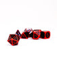 FanRoll Pack de Dados Red with Black Enamel (7)