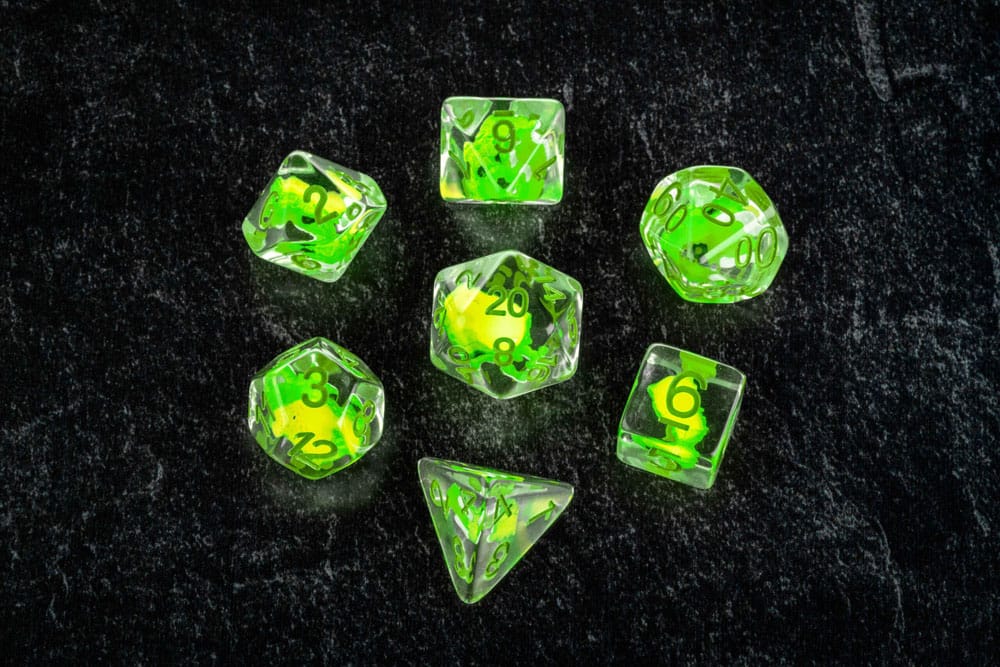 Dragon Storm Inclusion Pack de Dados Green Dragon (7)