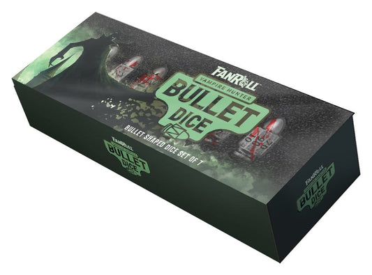 FanRoll Resin Bullet Poly Pack de Dados Vampire Hunter (7)