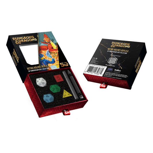 Dungeons & Dragons Pack de Dados 50th Anniversary: Retro Holmes Replica